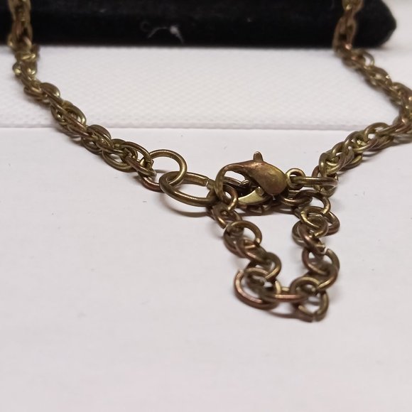 3 Piece Vintage Beaded Necklace, Hoop Earring and Beaded Spring Bracelet Set #19 - Picture 11 of 12